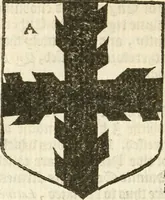 An illustration from Workes of armorie : deuyded into three bookes, entituled, the Concordes of armorie, the Armorie of honor, and of Coates and creastes (1572)