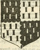 An illustration from Workes of armorie : deuyded into three bookes, entituled, the Concordes of armorie, the Armorie of honor, and of Coates and creastes (1572)