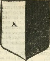 An illustration from Workes of armorie : deuyded into three bookes, entituled, the Concordes of armorie, the Armorie of honor, and of Coates and creastes (1572)