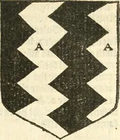 An illustration from Workes of armorie : deuyded into three bookes, entituled, the Concordes of armorie, the Armorie of honor, and of Coates and creastes (1572)