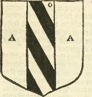An illustration from Workes of armorie : deuyded into three bookes, entituled, the Concordes of armorie, the Armorie of honor, and of Coates and creastes (1572)