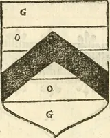 An illustration from Workes of armorie : deuyded into three bookes, entituled, the Concordes of armorie, the Armorie of honor, and of Coates and creastes (1572)