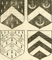 An illustration from Workes of armorie : deuyded into three bookes, entituled, the Concordes of armorie, the Armorie of honor, and of Coates and creastes (1572)