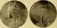 An illustration from The work of Emil Fuchs; illustrating some of his representative paintings, sculpture, medals and studies. Issued on the occasion of an exhibition of his works under the auspices of Messrs. Cartier, February 7th to March 5th,1921. New York city (1921)