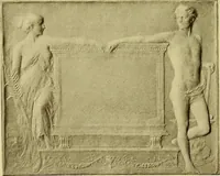 An illustration from The work of Emil Fuchs; illustrating some of his representative paintings, sculpture, medals and studies. Issued on the occasion of an exhibition of his works under the auspices of Messrs. Cartier, February 7th to March 5th,1921. New York city (1921)