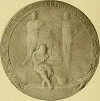 An illustration from The work of Emil Fuchs; illustrating some of his representative paintings, sculpture, medals and studies. Issued on the occasion of an exhibition of his works under the auspices of Messrs. Cartier, February 7th to March 5th,1921. New York city (1921)