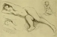 An illustration from The work of Emil Fuchs; illustrating some of his representative paintings, sculpture, medals and studies. Issued on the occasion of an exhibition of his works under the auspices of Messrs. Cartier, February 7th to March 5th,1921. New York city (1921)
