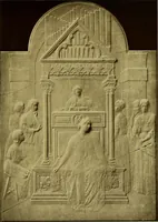 An illustration from The work of Emil Fuchs; illustrating some of his representative paintings, sculpture, medals and studies. Issued on the occasion of an exhibition of his works under the auspices of Messrs. Cartier, February 7th to March 5th,1921. New York city (1921)