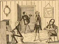 An illustration from Work and play annual of home amusements and social sports : containing directions for various in-door and out-door games, parlor tricks, acting charades, &c. ... (1872)