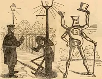 An illustration from Work and play annual of home amusements and social sports : containing directions for various in-door and out-door games, parlor tricks, acting charades, &c. ... (1872)