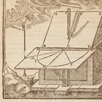 Picture 14 of 27 from The works of Edmund Gunter : containing the description and use of the sector, cross-staff, bow, quadrant, and other instruments : with a canon of artificial sines and tangents to a radius of 10.00000 parts, and the logarithms from an unite to 10000 : the uses whereof are illustrated in the practice of arithmetick, geometry, astronomy, navigation, dialling, and fortifcation : and some questions in navigation added by Mr. Henry Bond ... : to which is added, the description and use of another sector and quadrant, both of them invented by Mr. Sam. Foster ..., furnished with more lines, and differing from those of Mr. Gunters both in form and manner of working. -- (1673), leaf 354