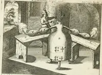 Picture 15 of 25 from The works of the highly experienced and famous chymist, John Rudolph Glauber : containing, great variety of choice secrets in medicine and alchymy in the working of metallick mines, and the separation of metals : also, various cheap and easie ways of making salt-petre, and improving of barren-land, and the fruits of the earth : together with many other things very profitable for all the lovers of art and industry (1689), leaf 217