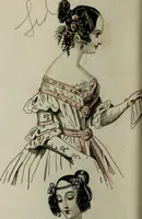 An illustration from The World of fashion and continental feuilletons (1824)