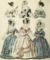 An illustration from The World of fashion and continental feuilletons (1824)
