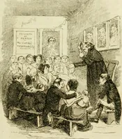 An illustration from A world of wonders, or, Divers developments, showing the thorough triumph of animal magnetism in New England : illustrated by the power of prevision in Mrs. Matilda Fox, and the point of the pencil by D.C. Johnston (1838)