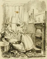 An illustration from A world of wonders, or, Divers developments, showing the thorough triumph of animal magnetism in New England : illustrated by the power of prevision in Mrs. Matilda Fox, and the point of the pencil by D.C. Johnston (1838)