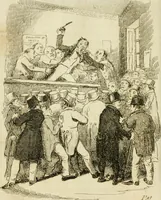 An illustration from A world of wonders, or, Divers developments, showing the thorough triumph of animal magnetism in New England : illustrated by the power of prevision in Mrs. Matilda Fox, and the point of the pencil by D.C. Johnston (1838)