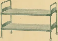 An illustration from Woven wire mattresses, spring beds & cots : catalogue, January 1885. (1885)