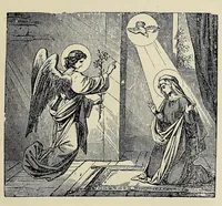 An illustration from Wowapi wakan ptecedan oyakapi kin. Bible history in the Sioux Indian language (1897)