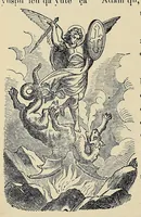 An illustration from Wowapi wakan ptecedan oyakapi kin. Bible history in the Sioux Indian language (1897)