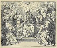 An illustration from Wowapi wakan ptecedan oyakapi kin. Bible history in the Sioux Indian language (1897)