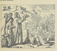 Picture 3 of 18 from Wowapi wakan ptecedan oyakapi kin. Bible history in the Sioux Indian language (1897), leaf 27