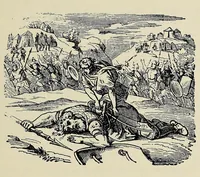 Picture 7 of 18 from Wowapi wakan ptecedan oyakapi kin. Bible history in the Sioux Indian language (1897), leaf 81