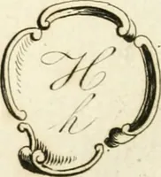 An illustration from Writing and drawing made easy, amusing and instructive : containing the whole alphabet in all the characters now us'd, both in printing and penmanship : each illustrated by emblematic devices and moral copies : calculated for the user of schools and curiously engraved by the best hands ... (1750)