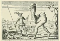 An illustration from Wunder, Wundergeburt und Wundergestalt in Einblattdrucken des fünfzehnten bis achtzehnten Jahrhunderts; kulturhistorische Studie (1921)