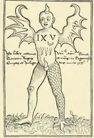 An illustration from Wunder, Wundergeburt und Wundergestalt in Einblattdrucken des fünfzehnten bis achtzehnten Jahrhunderts; kulturhistorische Studie (1921)
