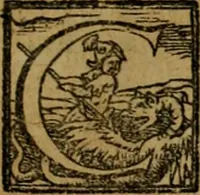 An illustration from XII. primorvm Caesarvm et LXIIII ipsorvm vxorvm et parentum ex antiquis numismatibus, in aere incisae, effigies : atque eorundem earundemque vitae & res gestae, ex varijs authoribus collectae per Levinvm Hvlsivm .. (1597)
