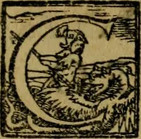 An illustration from XII. primorvm Caesarvm et LXIIII ipsorvm vxorvm et parentum ex antiquis numismatibus, in aere incisae, effigies : atque eorundem earundemque vitae & res gestae, ex varijs authoribus collectae per Levinvm Hvlsivm .. (1597)