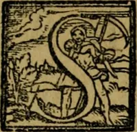 An illustration from XII. primorvm Caesarvm et LXIIII ipsorvm vxorvm et parentum ex antiquis numismatibus, in aere incisae, effigies : atque eorundem earundemque vitae & res gestae, ex varijs authoribus collectae per Levinvm Hvlsivm .. (1597)