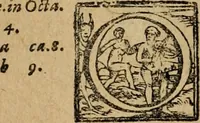 An illustration from XII. primorvm Caesarvm et LXIIII ipsorvm vxorvm et parentum ex antiquis numismatibus, in aere incisae, effigies : atque eorundem earundemque vitae & res gestae, ex varijs authoribus collectae per Levinvm Hvlsivm .. (1597)