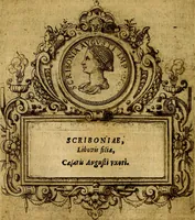 An illustration from XII primorvm Caesarvm et LXIIII. Ipsorvm vxorvm et parentum ex antiquis numismatibus, in aere incisae, effigies: atque eorundem earundemque vitae & res gestae, ex varijs authoribus (1597)