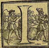 An illustration from XII primorvm Caesarvm et LXIIII. Ipsorvm vxorvm et parentum ex antiquis numismatibus, in aere incisae, effigies: atque eorundem earundemque vitae & res gestae, ex varijs authoribus (1597)