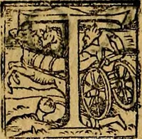 An illustration from XII primorvm Caesarvm et LXIIII. Ipsorvm vxorvm et parentum ex antiquis numismatibus, in aere incisae, effigies: atque eorundem earundemque vitae & res gestae, ex varijs authoribus (1597)