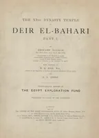 An illustration from The XIth dynasty temple at Deir el-Bahari (1907)