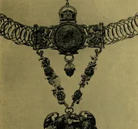 An illustration from XIV [i.e. Vierzehnter] Verbandstag Verband deutscher Juweliere, Gold- & Silberschmiede Strassburg, vom 7.-11. August 1914 : verbunden mit einer Ausstellung alter & neuer Goldschmiedearbeiten und Uhren (1914)