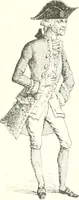 An illustration from XIXe [i.e. Dix-neuvième] siècle (en France); classes - moeurs - usages - costumes - inventions. Ouvrage illustré d'un front. chromotypographique, de 16 planches coloriées aux patrons, de 36 entetes et lettres ornées et de 487 gravures (dont 24 tirées hors texte) d'après les principaux artistes du siècle (1893)
