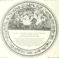 Picture 157 of 566 from XIXe [i.e. Dix-neuvième] siècle (en France); classes - moeurs - usages - costumes - inventions. Ouvrage illustré d'un front. chromotypographique, de 16 planches coloriées aux patrons, de 36 entetes et lettres ornées et de 487 gravures (dont 24 tirées hors texte) d'après les principaux artistes du siècle (1893), leaf 257