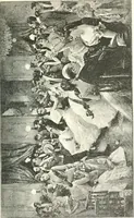 An illustration from XIXe [i.e. Dix-neuvième] siècle (en France); classes - moeurs - usages - costumes - inventions. Ouvrage illustré d'un front. chromotypographique, de 16 planches coloriées aux patrons, de 36 entetes et lettres ornées et de 487 gravures (dont 24 tirées hors texte) d'après les principaux artistes du siècle (1893)