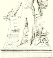 An illustration from XIXe [i.e. Dix-neuvième] siècle (en France); classes - moeurs - usages - costumes - inventions. Ouvrage illustré d'un front. chromotypographique, de 16 planches coloriées aux patrons, de 36 entetes et lettres ornées et de 487 gravures (dont 24 tirées hors texte) d'après les principaux artistes du siècle (1893)