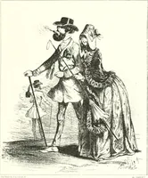 An illustration from XIXe [i.e. Dix-neuvième] siècle (en France); classes - moeurs - usages - costumes - inventions. Ouvrage illustré d'un front. chromotypographique, de 16 planches coloriées aux patrons, de 36 entetes et lettres ornées et de 487 gravures (dont 24 tirées hors texte) d'après les principaux artistes du siècle (1893)