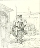 An illustration from XIXe [i.e. Dix-neuvième] siècle (en France); classes - moeurs - usages - costumes - inventions. Ouvrage illustré d'un front. chromotypographique, de 16 planches coloriées aux patrons, de 36 entetes et lettres ornées et de 487 gravures (dont 24 tirées hors texte) d'après les principaux artistes du siècle (1893)