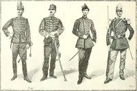 An illustration from XIXe [i.e. Dix-neuvième] siècle (en France); classes - moeurs - usages - costumes - inventions. Ouvrage illustré d'un front. chromotypographique, de 16 planches coloriées aux patrons, de 36 entetes et lettres ornées et de 487 gravures (dont 24 tirées hors texte) d'après les principaux artistes du siècle (1893)