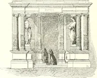 An illustration from XIXe [i.e. Dix-neuvième] siècle (en France); classes - moeurs - usages - costumes - inventions. Ouvrage illustré d'un front. chromotypographique, de 16 planches coloriées aux patrons, de 36 entetes et lettres ornées et de 487 gravures (dont 24 tirées hors texte) d'après les principaux artistes du siècle (1893)