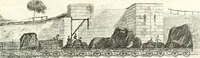 An illustration from XIXe [i.e. Dix-neuvième] siècle (en France); classes - moeurs - usages - costumes - inventions. Ouvrage illustré d'un front. chromotypographique, de 16 planches coloriées aux patrons, de 36 entetes et lettres ornées et de 487 gravures (dont 24 tirées hors texte) d'après les principaux artistes du siècle (1893)