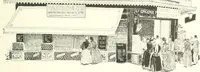 An illustration from XIXe [i.e. Dix-neuvième] siècle (en France); classes - moeurs - usages - costumes - inventions. Ouvrage illustré d'un front. chromotypographique, de 16 planches coloriées aux patrons, de 36 entetes et lettres ornées et de 487 gravures (dont 24 tirées hors texte) d'après les principaux artistes du siècle (1893)