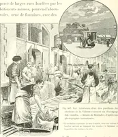 Picture 547 of 566 from XIXe [i.e. Dix-neuvième] siècle (en France); classes - moeurs - usages - costumes - inventions. Ouvrage illustré d'un front. chromotypographique, de 16 planches coloriées aux patrons, de 36 entetes et lettres ornées et de 487 gravures (dont 24 tirées hors texte) d'après les principaux artistes du siècle (1893), leaf 801
